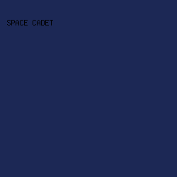 1C2855 - Space Cadet color image preview