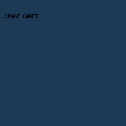 1C3955 - Space Cadet color image preview