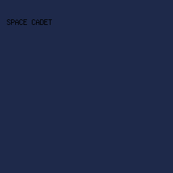 1E294A - Space Cadet color image preview