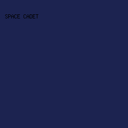 1c2350 - Space Cadet color image preview