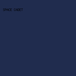 202C4E - Space Cadet color image preview