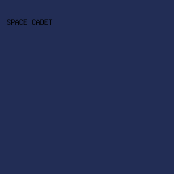 222D55 - Space Cadet color image preview