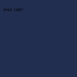 222E50 - Space Cadet color image preview