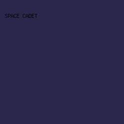 29274C - Space Cadet color image preview