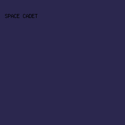 2B274E - Space Cadet color image preview