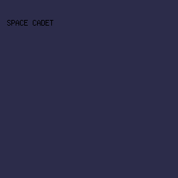 2C2C4A - Space Cadet color image preview
