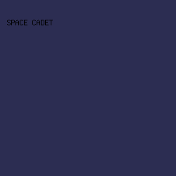 2C2D52 - Space Cadet color image preview