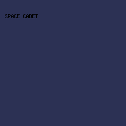 2C3154 - Space Cadet color image preview