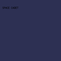 2D3053 - Space Cadet color image preview