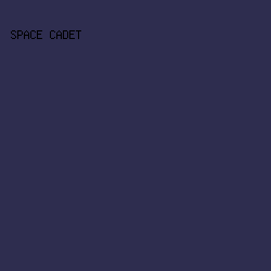2E2D4F - Space Cadet color image preview