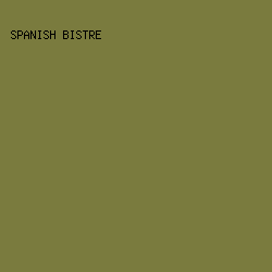 7A7B3E - Spanish Bistre color image preview