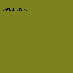 7E8120 - Spanish Bistre color image preview