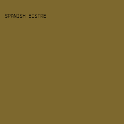 7d682e - Spanish Bistre color image preview