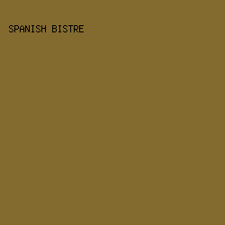 836B30 - Spanish Bistre color image preview