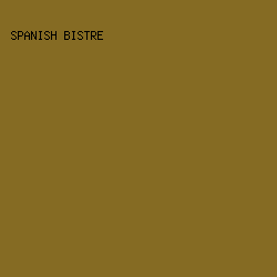 856b23 - Spanish Bistre color image preview