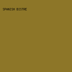 8d7628 - Spanish Bistre color image preview