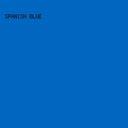 0067c0 - Spanish Blue color image preview