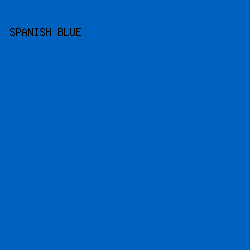 0161be - Spanish Blue color image preview