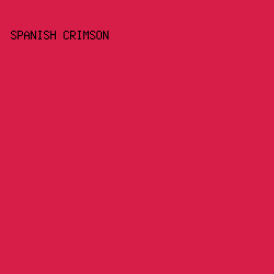 D71E49 - Spanish Crimson color image preview