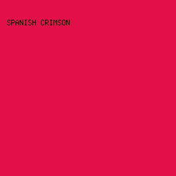 E30F48 - Spanish Crimson color image preview