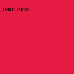e61b44 - Spanish Crimson color image preview