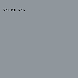 8F969C - Spanish Gray color image preview