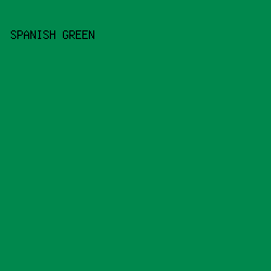 00884d - Spanish Green color image preview
