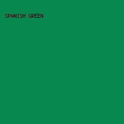 06884f - Spanish Green color image preview