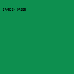 0D8F4F - Spanish Green color image preview