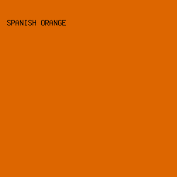 DD6600 - Spanish Orange color image preview