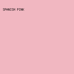 F1B7C1 - Spanish Pink color image preview