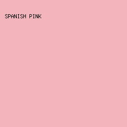 F3B4BC - Spanish Pink color image preview