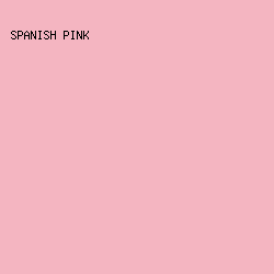 F4B5C1 - Spanish Pink color image preview