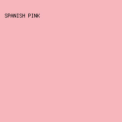 F6B6BC - Spanish Pink color image preview