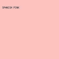 FCC3BE - Spanish Pink color image preview