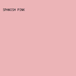 ecb4b6 - Spanish Pink color image preview