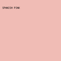 f0bcb5 - Spanish Pink color image preview