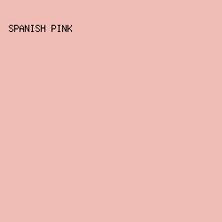 f0bdb6 - Spanish Pink color image preview