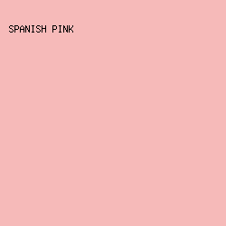 f6bab9 - Spanish Pink color image preview