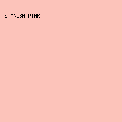 fcc3ba - Spanish Pink color image preview