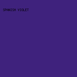 3F227D - Spanish Violet color image preview