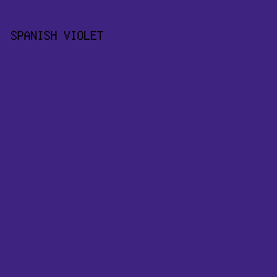 3f2380 - Spanish Violet color image preview