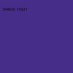 462D8A - Spanish Violet color image preview