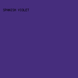 462d7d - Spanish Violet color image preview