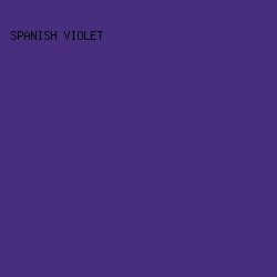 482C7D - Spanish Violet color image preview