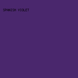 4a276d - Spanish Violet color image preview