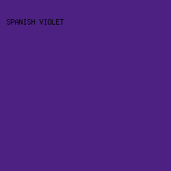 4c2181 - Spanish Violet color image preview