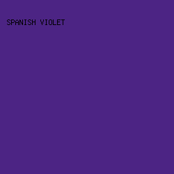 4c2484 - Spanish Violet color image preview