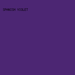 4c2673 - Spanish Violet color image preview