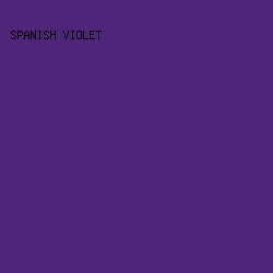 4e2578 - Spanish Violet color image preview